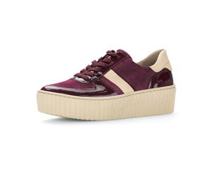 Gabor Schuhe lila Plateau Schnür Sneakers 53.203.10 für Damen, rot, Größe 37 EU / 4 UK