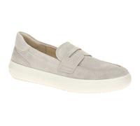 Gabor Schuhe Mokassin Slipper grau Velour 83.367.19 - Größe 41