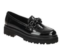 Gabor Schuhe Plateau Slipper schwarz Lack 55.242.97 für Damen, schwarz, Gr. 40 EU / 6,5 UK