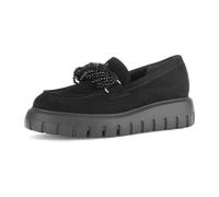 Gabor Schuhe Plateau Slipper schwarz Strass geflochten 55.301.17 für Damen, schwarz, Größe 40 EU / 6,5 UK
