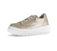 Gabor Damen Low-Top Sneaker, Frauen Halbschuhe,Best Fitting,schnürschuhe,Ugly Sneaker,Chunky Sneaker,dad Shoes,Light Gold,39 EU / 6 UK