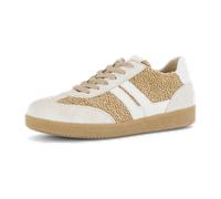 Gabor Schuhe Retro-Sneakers grau beige Fell 6011.01.011 für Damen, beige, Größe 42 EU / 8 UK