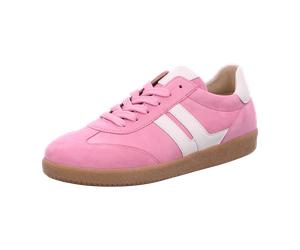 Gabor Schuhe Retro-Sneakers rosa weiß Velour 63.300.33 für Damen, rosa, Größe 37 ½ EU / 4,5 UK