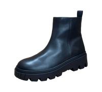 Gabor Damen Biker Boots, Frauen Stiefeletten,Wechselfußbett,Best Fitting,Winterstiefeletten,Winterschuhe,warm,schwarz (schwarz),42 EU / 8 UK