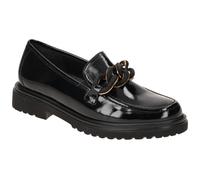 Gabor Schuhe Slipper schwarz Lack H-Weite 52.554.97 - Größe 37.5