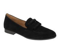 Gabor Schuhe Slipper schwarz Loafer Velour 75.273.17 - Größe 37.5