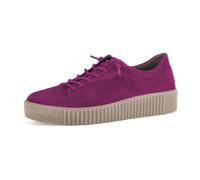 Gabor Schuhe Sneakers lila violett Velour 53.331.10 für Damen, pink, Größe 42 EU / 8 UK