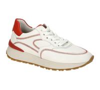 Gabor Schuhe Sneakers offwhite weiß rot Ziernaht 63.491.25 - Größe 37.5