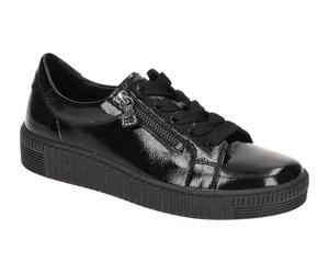 Gabor Schuhe Sneakers schwarz Lack 73.334.97 - Größe 40,5