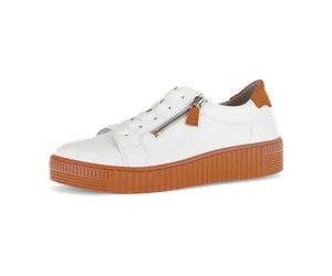 Gabor Schuhe weiß orange Damen Sneakers 63.334.23 für Damen, weiß, Größe 37 ½ EU / 4,5 UK