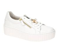 Gabor Schuhe weiß Plateau Sneakers Schmuck Biene 63.201.21 - Größe 38.5