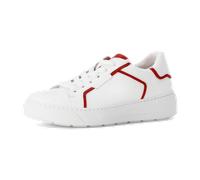 Gabor Schuhe weiß rot Damen Sneakers 63.210.25 - Größe 42