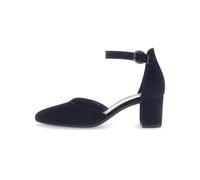 Gabor - Spangenpumps Rauleder schwarz schwarz - Gr. - 39 EU | 6 UK