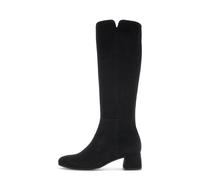 Stiefel GABOR "Gabor Stiefel Veloursleder", Damen, Gr. 40,5, schwarz, Veloursleder, Schuhe (57340152-40,5) schwarz