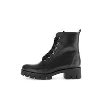 Schnürstiefelette GABOR, Damen, Gr. 40, schwarz, Kalbsleder, unifarben, Schuhe, Blockabsatz, Plateau, Schnürboots mit Best Fitting Komfort (17145037-40) schwarz