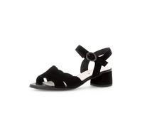 Gabor Damen Riemchensandalen, Frauen Sandalen,Strandschuhe,Sandaletten,Sommersandalen,Absatz,Sommerschuhe,Freizeitschuhe,schwarz,38.5 EU / 5.5 UK