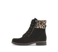 Gabor Fashion Stiefelette schwarz Velour Luchs 74.672.37 - Größe 40.5