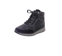 Gabor Damen Schnürstiefeletten, Frauen Stiefeletten,schnürboots,reißverschluss,Boots,Stiefel,Bootee,Booties,schwarz/anthr(Mic),39 EU / 6 UK