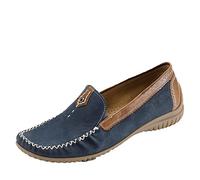 Gabor comfort Mokassin Weite G für Damen, blau, Größe 39 EU / 6 UK