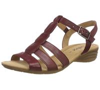 Gabor Shoes Damen Gabor Casual Riemchensandalen, Rot (Dark-Red)