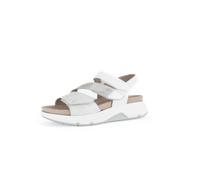 Gabor Sandalette ROLLINGSOFT 66.882.51 Damen Silber, Moderate Mehrweite (G) Größe 38