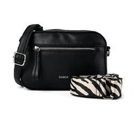 Handtasche GABOR "Silena", Damen, Gr. B/H/T: 22cm x 15cm x 7cm, schwarz (animal schwarz), Polyurethan, clean, gepflegt, geprägtes Muster, unifarben, Taschen Handtasche, Damen Umhängetasche, Schulterta