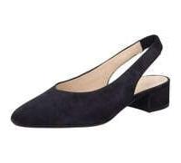 Slingpumps GABOR "Slingpumps Rauleder", Damen, Gr. 36, blau, Schuhe Slingpumps (75622922-36) blau