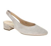 Gabor Sling Pumps grau puder Velour 81.520.12 - Größe 37.5