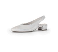 Gabor Sling Pumps ice metallic 61.520.61 für Damen, silber, Größe 35 EU / 2,5 UK