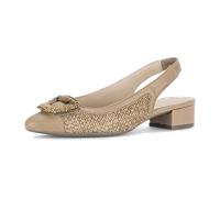 Gabor Sling Pumps taupe braun Bast 81.526.44 für Damen, beige, Größe 38 EU / 5 UK