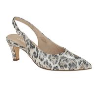 Gabor Damen Slingpumps, Frauen Pumps,klassisch,Komfort-Mehrweite,modisch,orthopaedisch,einlege-Sohlen,Soft-Move,daempfung,Bianco,37.5 EU / 4.5 UK