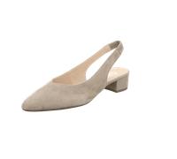 Gabor Damen Slingpumps, Frauen Absatzschuhe,Abendschuhe,Court Shoes,Slingback,knöchelriemchen,Leder,Komfort,bequem,Heels,Visone,40 EU / 6.5 UK