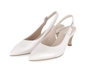 Gabor Slingpumps - Gr. 37 - Weiß - Glattleder