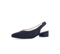 Slingpumps GABOR "Slingpumps", Damen, Gr. 40, blau, Schuhe Slingpumps (75622922-40) blau