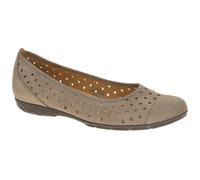 Gabor 84.169.19 braun - Ballerina - Halbschuhe - Slipper für Damen - Größe 39