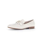 Gabor Slipper & Mokassin 421.60, Glattleder, Weiß, Damen EU 6/39