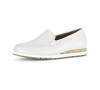 Gabor Slipper Schuhe hellgrau metallic 82.414.80 für Damen, gold, Größe 37 EU / 4 UK