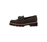 Slipper GABOR "Gabor Slipper Veloursleder", Damen, Gr. 39, mocca, Veloursleder, Schuhe Slipper (60244015-39) mocca