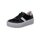 Gabor Damen Low-Top Sneaker, Frauen Halbschuhe,Best Fitting,Sportschuhe,Freizeitschuhe,Turnschuhe,Laufschuhe,schwarz/arg.(grau),43 EU / 9 UK