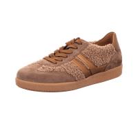 Gabor Damen Low-Top Sneaker, Frauen Sneaker,Silber,rosa,grau,beige,Lack,braun,klassisch,Komfort-Mehrweite,modisch,Farro/Bronce,38 EU / 5 UK