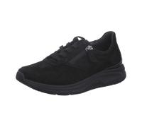 Gabor Sneaker Damen Low-Top – Schnürschuh mit Plateausohle & Strass, Schwarz, 38 EU / 5 UK