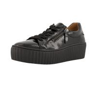 Gabor Schuhe Plateau Sneakers schwarz Lack 63.200.97 - Größe 39