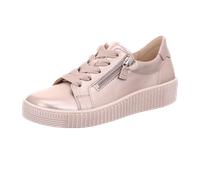 Gabor Damen Low-Top Sneaker, Frauen Halbschuhe,schnürschuhe,schnürer,straßenschuhe,Strassenschuhe,Sportschuhe,Puder,36 EU / 3.5 UK