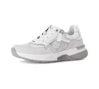 Gabor Damen Low-Top Sneaker, Frauen Halbschuhe,schnürschuhe,schnürer,straßenschuhe,Strassenschuhe,Sportschuhe,Silber/Weiss/White,38.5 EU / 5.5 UK