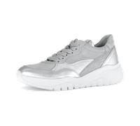 Gabor Leder-Sneaker Low Damen Silber Größe 38