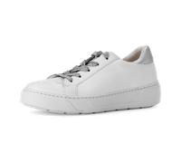 Gabor Damen Sneaker fashion 63.211.21 - 237180068 Low-Top Schnürer Weiß/Silber Größe 40,5 EU / 7 UK