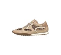 Sneaker GABOR "Sneaker low Materialmix Leder/Lederimitat", Damen, Gr. 37,5, beige, Schuhe Sneaker (35932449-37,5) beige
