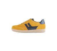 Gabor Damen Low-Top Sneaker, Frauen Halbschuhe,Strassenschuhe,Sportschuhe,Freizeitschuhe,Turnschuhe,Laufschuhe,golden/Denim,38 EU / 5 UK