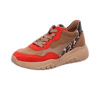 Gabor Damen Low-Top Sneaker, Frauen Halbschuhe,Business,Freizeit,straßenschuhe,Strassenschuhe,Sportschuhe,fire/nut Kombi,39 EU / 6 UK