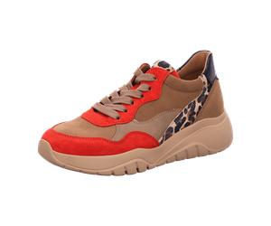 Gabor Sneaker Leo modisch für Damen, beige, Größe 40 ½ EU / 7 UK
